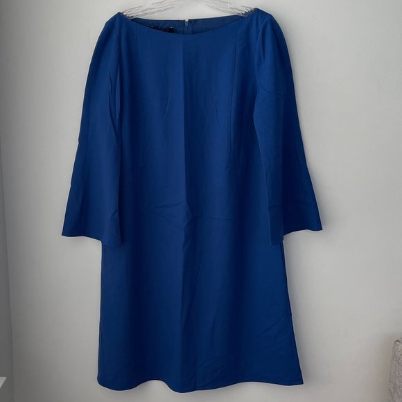 Lafayette 148 New York Glaze Blue Dress